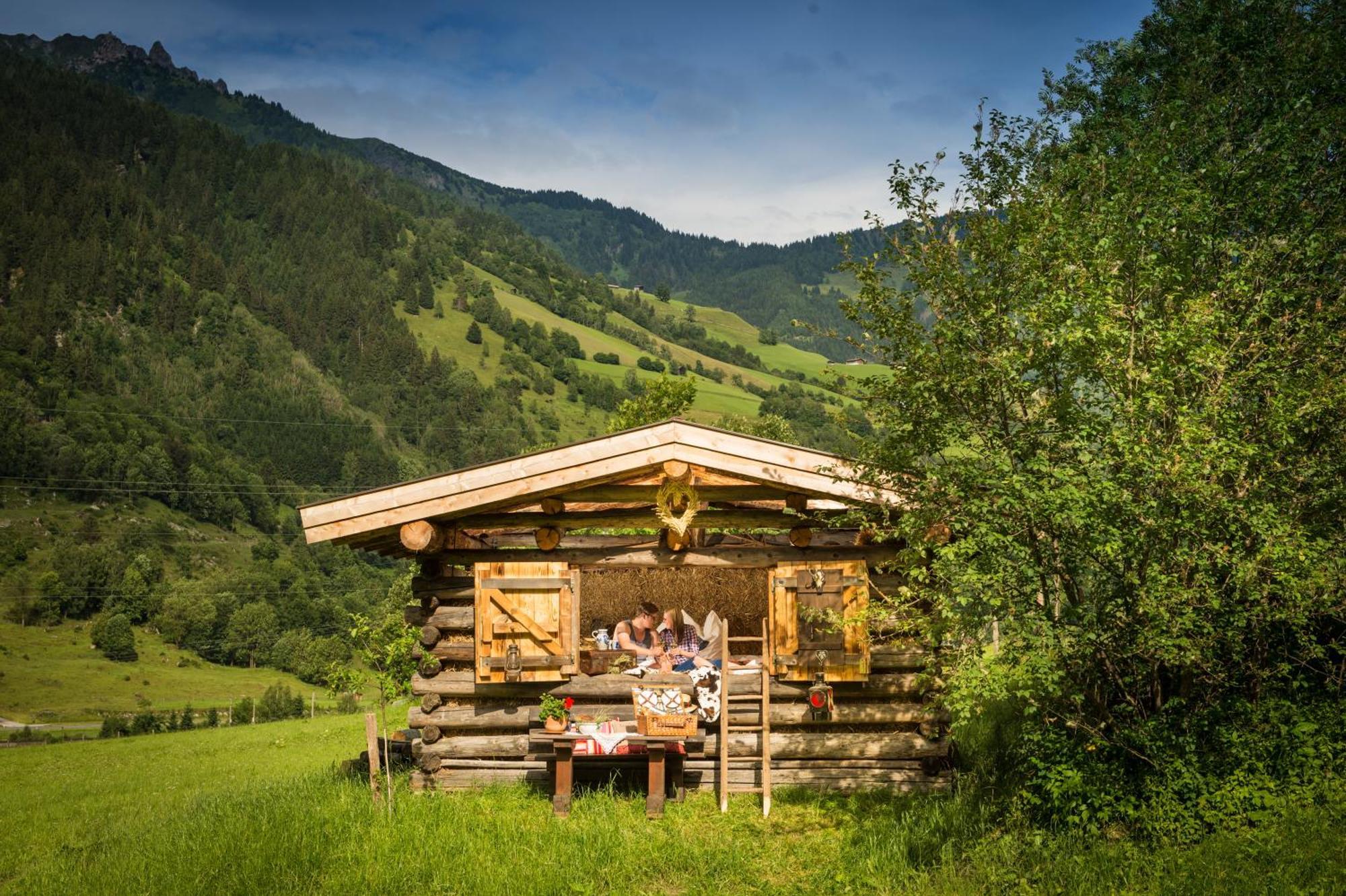 Bauernhofhotel "Die Unterbergerin": Farm Stay with Spa Access in Gastein Dorfgastein Exterior photo