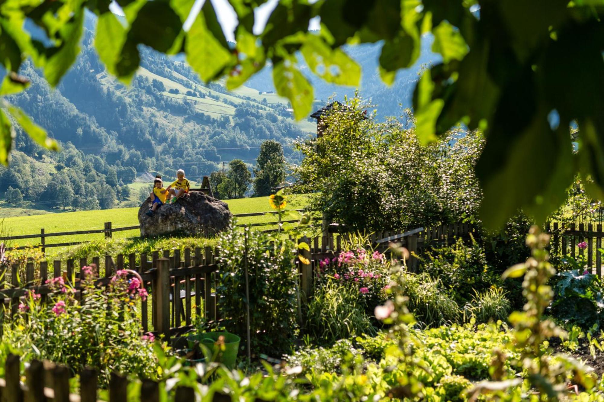 Bauernhofhotel "Die Unterbergerin": Farm Stay with Spa Access in Gastein Dorfgastein Exterior photo